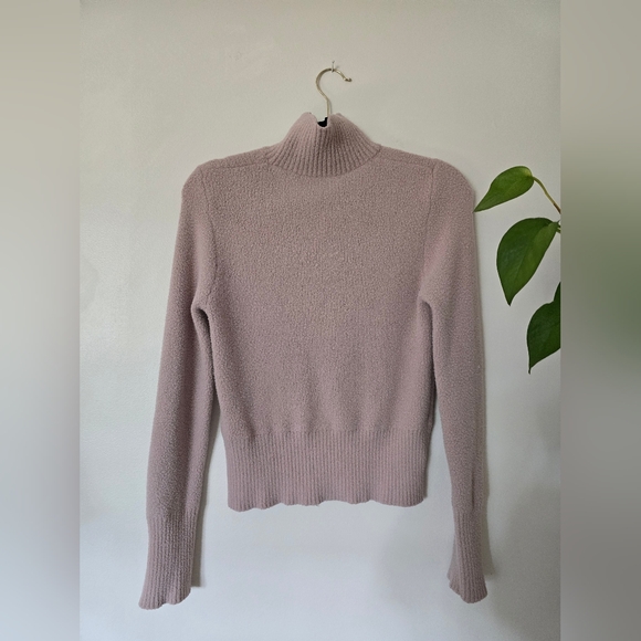 Zara Sweaters - Zara Size Small Mock neck Womens Blush Pink Soft Sweater